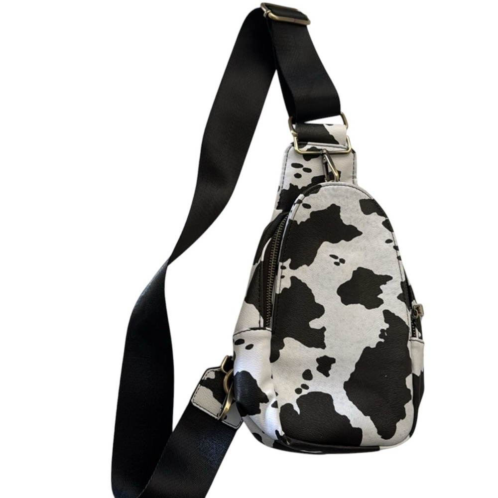 Cow print Crossbody Sling.